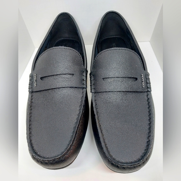 COACH Size-11 Black Dress Shoes - Picture 6 of 8